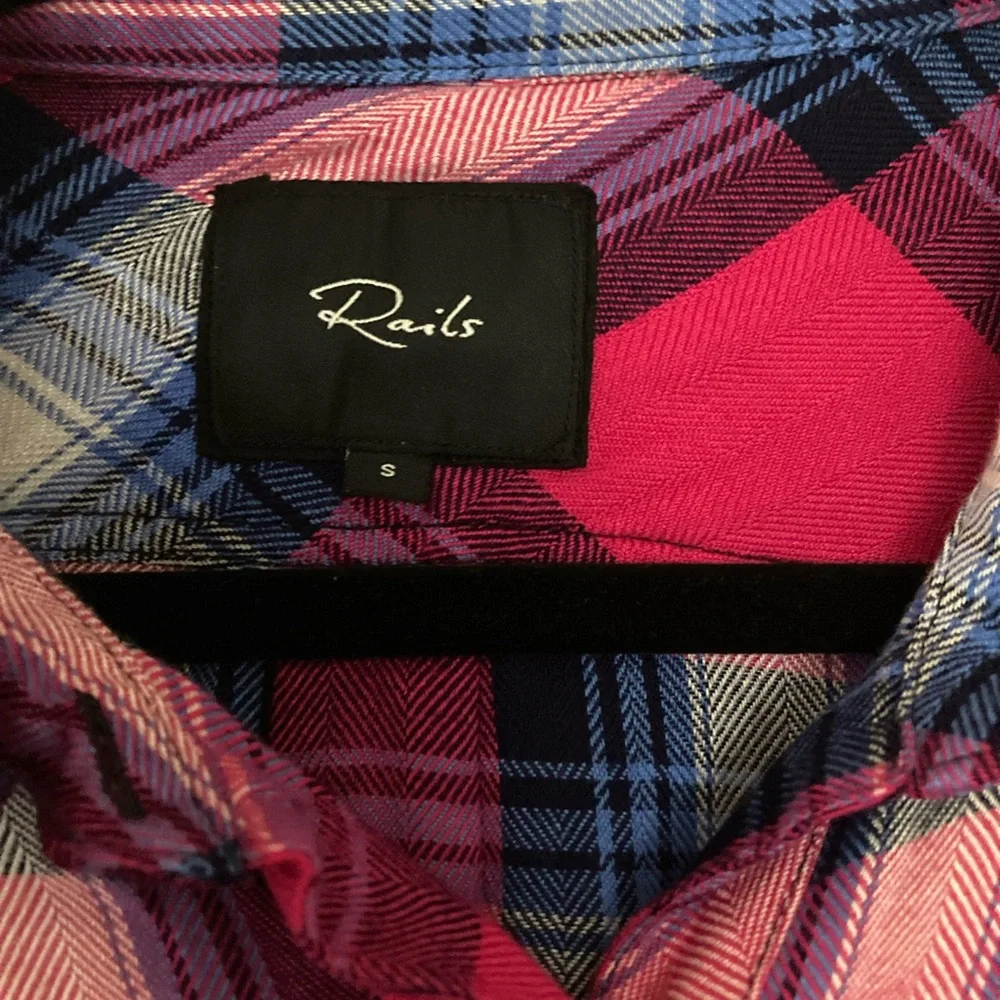 Pink Rails Flannel - Picture 2 of 3
